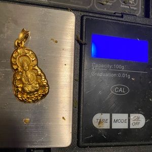 24k boodah pendant